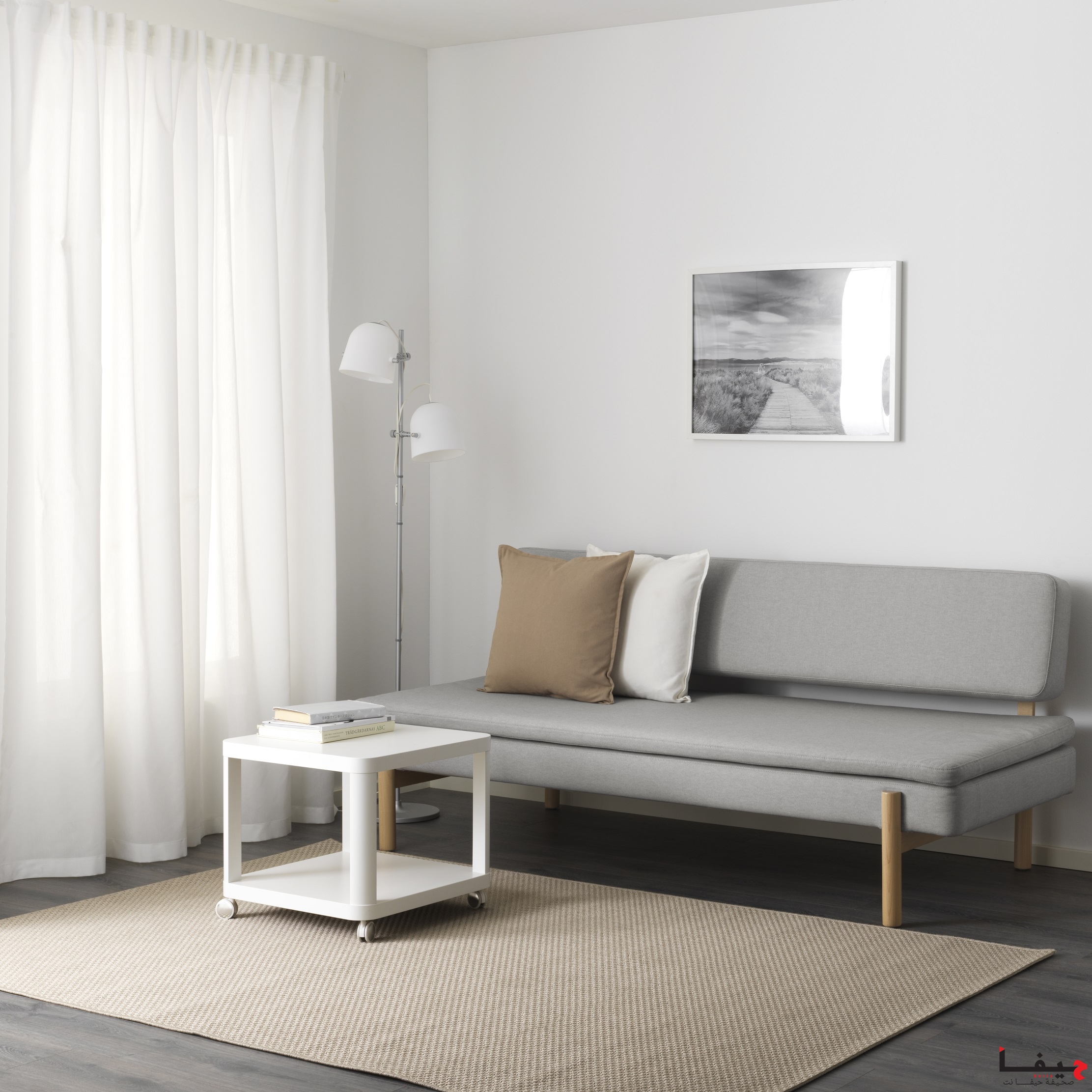 IKEA קולקציית YPPERLIG ספה תלת מושבית תמונת אוירה מחיר 2695 שח צילום איקאה